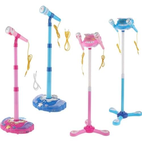 Karaoke Microphone Portable Karaoke Machine Speaker with LED Lights, Christmas Home Toys Gifts for Girls