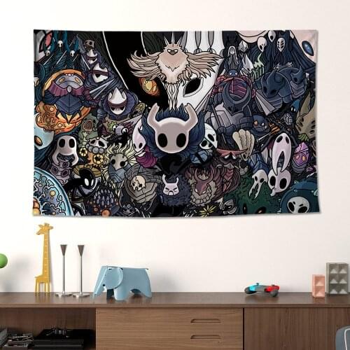 Hollow Knight map canvas poster tapestry game wall art decoration painting living room bedroom wall advertising painting
