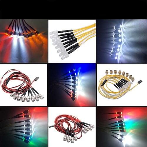 RC Model Car LED Light Strip Off-Road Atmosphere Lights 3V-7V LED Lamps Modified Lights