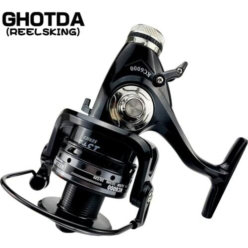 Fishing Reel Carp Spinning Reel Front and Rear Drags Metal Spool Sea Boat Reel