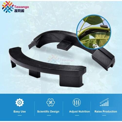 Tewango 50pcs-Pack Plant Branch Shaping Clamp Fruit Tree Reconstructive Instrument Change Growth Direction Flower Supports