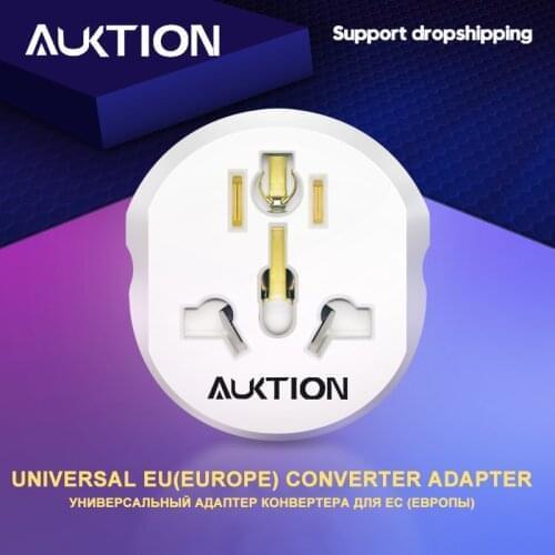 Universal EU Plug Adapter 16A Electrical Plugs International Power Socket Converter AC 250V for Travel Tool