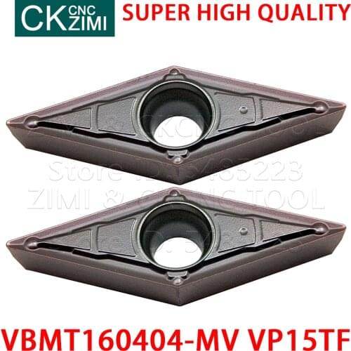 VBMT160404-MV VP15TF VBMT 160404 MV VP15TF carbide inserts External turning insert tool CNC Metal lathe tool for stainless steel