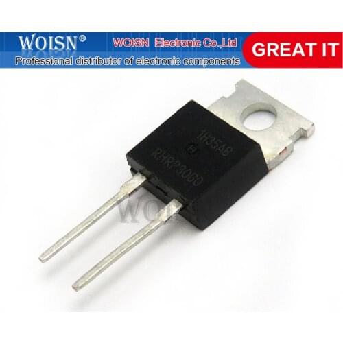 10PCS RHRP3060 TO220-2 fast recovery rectifier diode TO-220 600V 30A In Stock