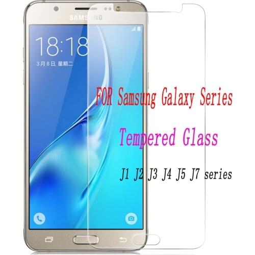 2pcs Tempered Glass for Samsung Galaxy J1 J2 J3 J4 J5 2016 2017 2018 Explosion-proof Protective Film Screen Protector