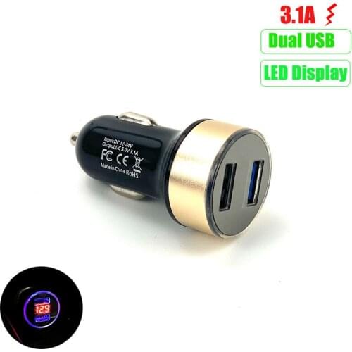 3.1A Dual USB Car phone Charger For Alfa Romeo Giulia Stelvio MiTo Giulietta Tonale ALFA 4C Disco Volante Gloria