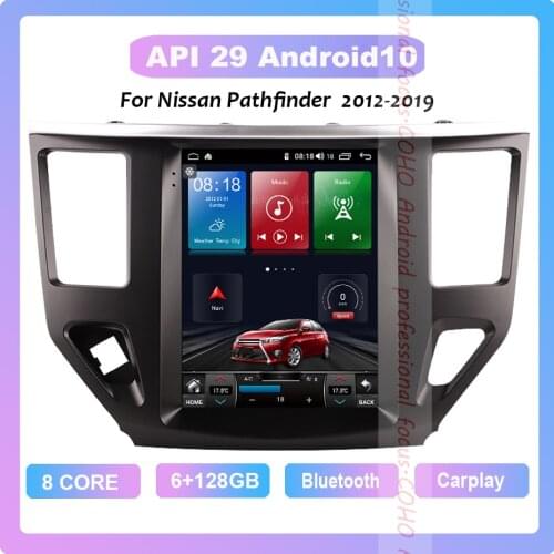 Android 10.0 8-Core 4+64G Navigation Radio Android For NISSAN Pathfinder 2012-2017