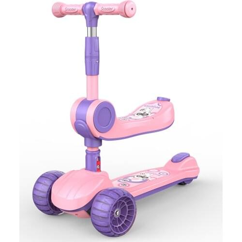 Phoenix childrens scooter 1-3-6-8-12 years old can ride three in one boy and girls scooter