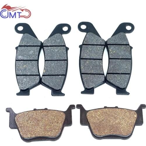 For Honda TRX450R 2004-2009 TRX450ER 2006-2014 ATV Front Rear Brake Pads Set TRX450 TRX 450 R ER
