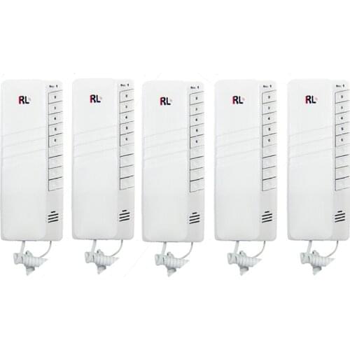 New arrival top quality home security intercom system 5-way wired interphone,built-in anti-side tone circuit calls clear