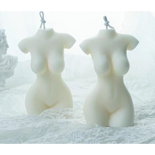 Art Body Candle Mold Cute Female Male Perfume Candle Silicone Mold Fragrance Candle Making Wax Mould Epoxy Resin Mold Art Decor