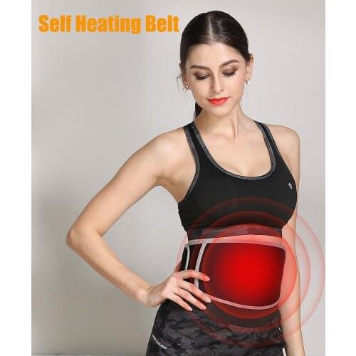Graphene Therapy Heating Waist Belt Electric USB Heating Waist Back Belt Pad Far Infrared Waist Pad for Low Back Pain Relief