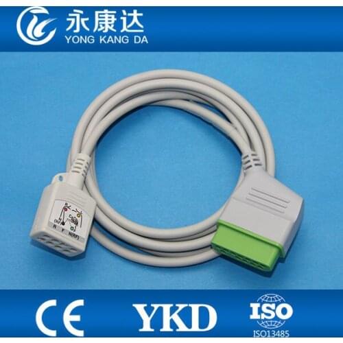 JC-906P Nihon kohden ecg trunk cable 3/6 leads for BR-903P/BR-906P
