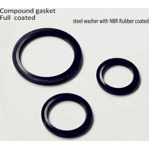 M6 8 10 12 16 18 20 22 24 27 30 33 36 39 42 45 48 52 60 Metal Bonded Rubber full coated O Ring Seal Oil Drain Plug Washer Gasket