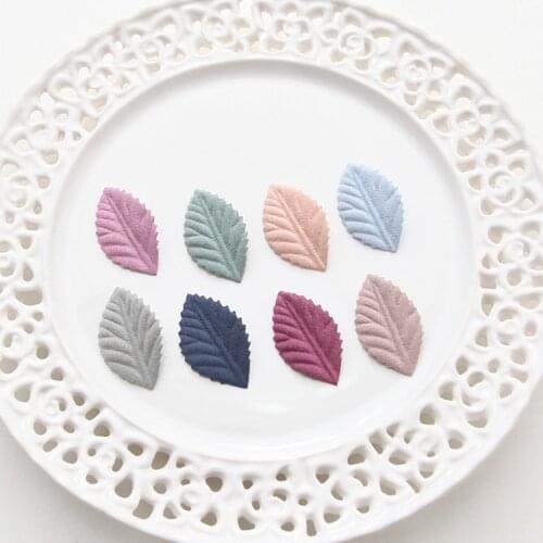 300pcs Mini Felt Leaves petals handmade Felt Flower For DIY Hair Accessories