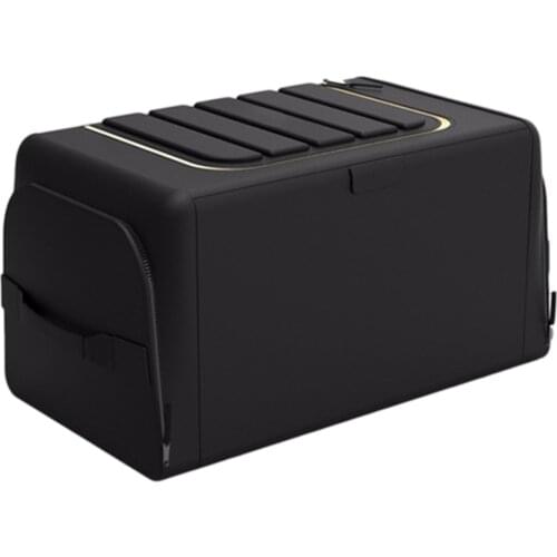 Multipurpose Car Trunk Organizer Foldable Nonslip Cargo Storage Box With Lid Dropship Car Storage Organizer