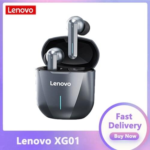 Original Lenovo XG01 TWS Bluetooth Earphones Gaming Earbuds Low Latency with Mic HiFi Wireless Headphones Waterproof Headset