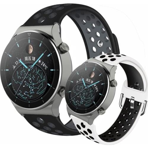 For GT2 Pro Strap Silicone Watchband for Huawei Watch GT 2 GT 46mm /GT 2e /HONOR Magic Band Sport Bracelet 22MM Wristband Correa