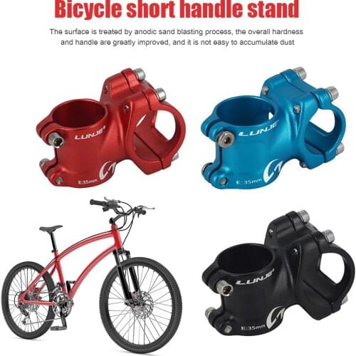 Bicycle Stem with Aluminium Alloy 31.8mm 25.4mm MTB Mountain CNC Handlebar Bike Cycling Stems MTB Road Bicycle Handlebar