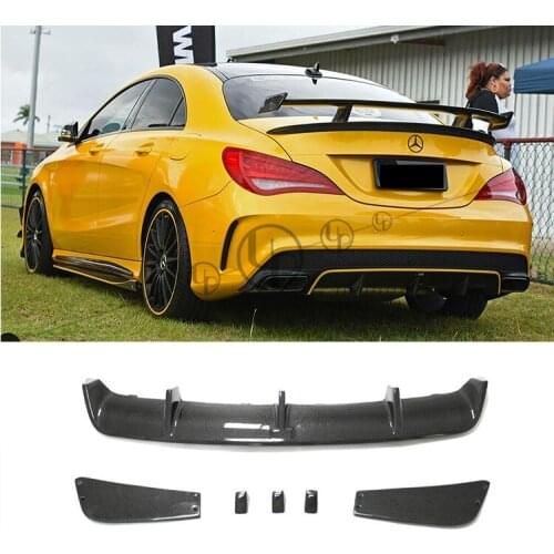 MB W117 cla180 cla200 cla250 cla45 RZ Style Carbon Fiber REAR Diffuser 2014~2016 year