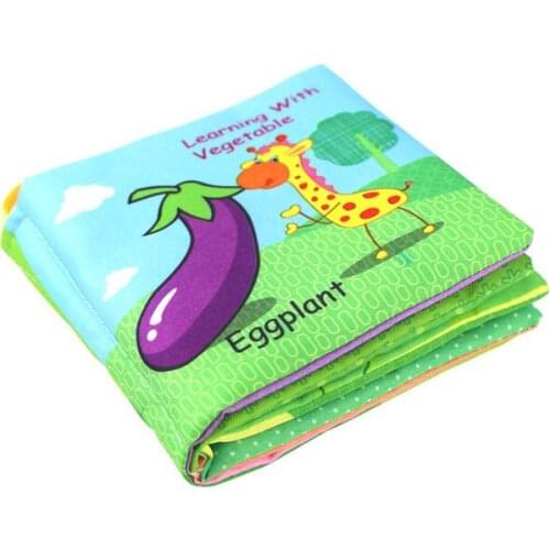 1pc Cloth Books Soft Baby Books Rustle Sound Baby Quiet Books Infant Early Learning Educational Toys 0 -12 Months Tear-proof