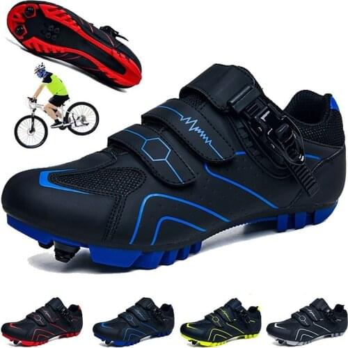 2021 MTB Cycling Sneaker Self-Locking Non Slip Mountain Bike Sneakers Cycling Shoes Men Sneakers Professional Cycling Shoes Road
