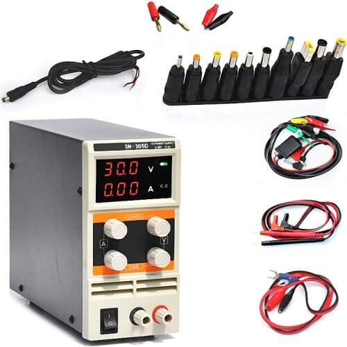 220V linear notebook mobile phone repair power ammeter 5a adjustable DC stabilized power supply automatic protection regulator