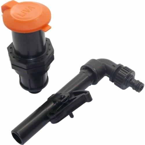 3/4 inch External thread Rapid water valve water connectors pipe fittings plastic Convenient plastic water intake valve