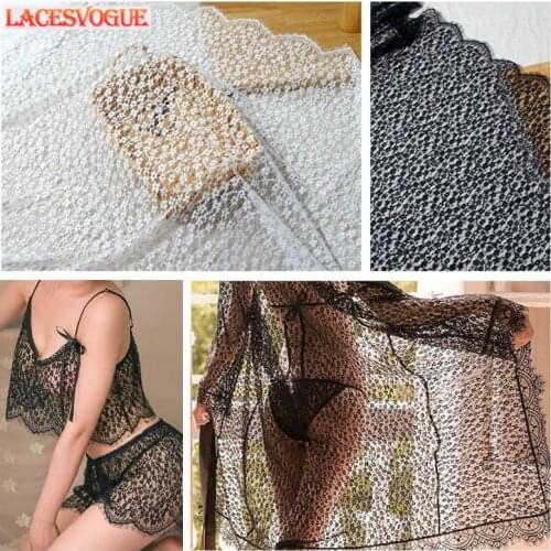 3meters 150cm Eyelash lace trim Handmade DIY Garment needlework sewing accessories Underwear fabric Clothing material 162