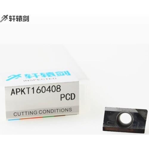 APKT1135 APKT160404 APKT160408 PCD CBN CNC Diamond Blade Turning Insert for Lathe Tools