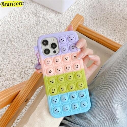 Pop Fidget Toys Case For Huawei P30 P40 P Smart Z S Pro Plus Y9 Prime 2019 Y9s Y8p Mate 30 40 Nova 3 3i 5T 6 7 8 Pro SE Cover