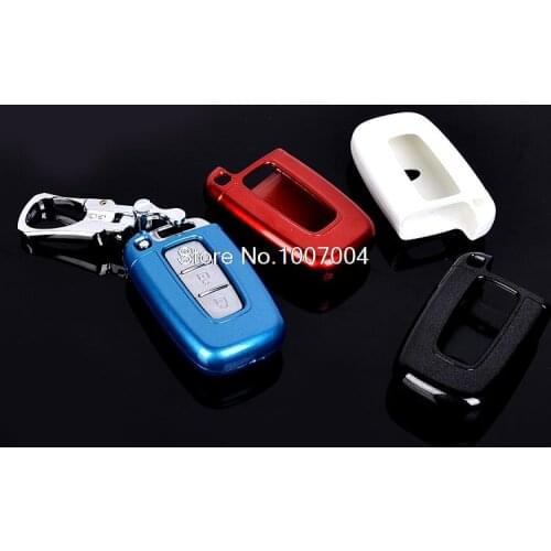3 or 4 buttons Remote Fob Key Case Holder Bag Key Fob Skin Covers replacement for Hyundai Genesis Coupe Equus Veloster Sonata