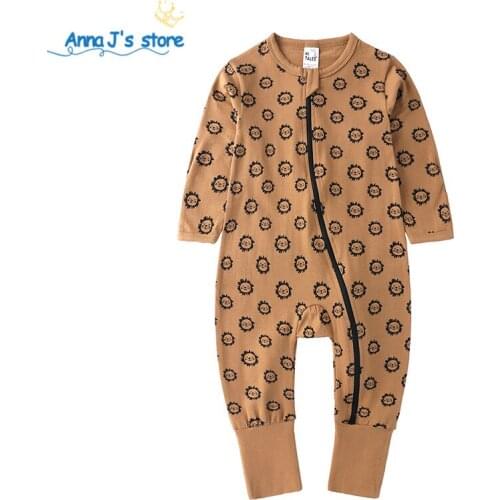 Cartoon Lion head long Newborn Baby Clothes cotton autumn Rompers Kids Baby Girl Jumpsuit Toddler Costume for boys romper ppy551