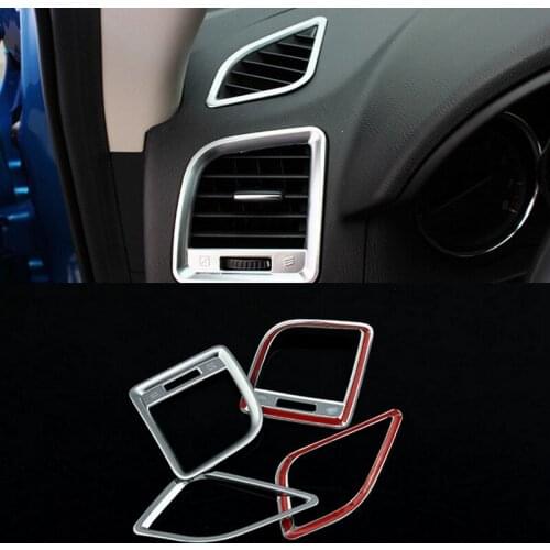 For MAZDA CX5 CX-5 2013-16 Interior Air Condition Vent Cover Trim Matte 4pcs Matt Car-styling