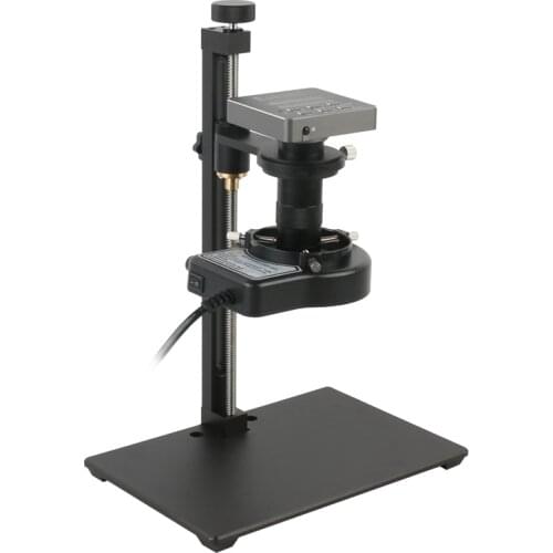 FHD 1080P 37MP Industrial Electronic Soldering Video Microscope Camera Adjustable 130X C Mount Lens For PCB Repair Inspection