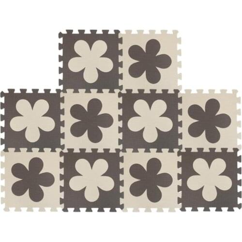 10pcs Carpet EVA Foam Puzzle Mats Sufficient Durability and Toughness Kids Floor Baby Play Crawling Mats Red Pink