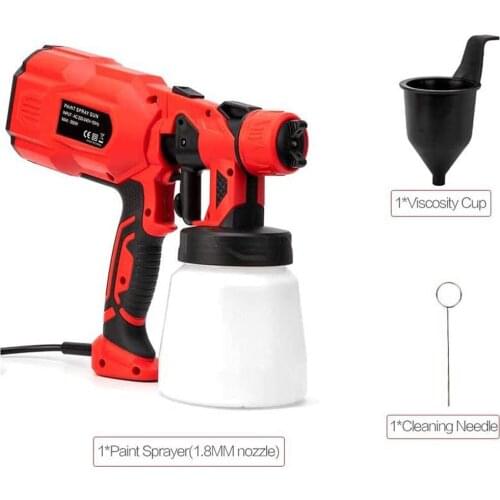 Paint Sprayer 550W HVLP Spray Gun with 3 Spray Type Electric Spray Gun for painting