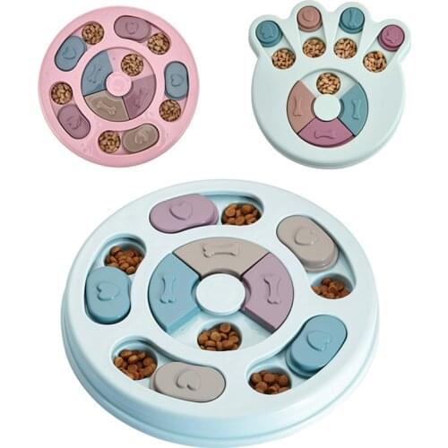 Dog Slow Feeder Training Game Puzzle Toys Interactive Increase Puppy IQ Food Dispenser Slowly Eating NonSlip Bowl Pet Cat Dogs