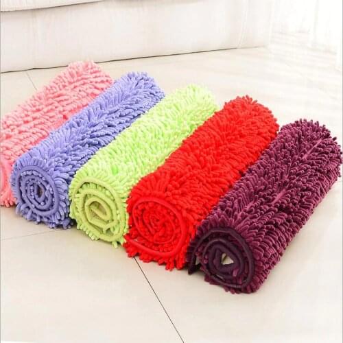 MEOOAWQI Microfiber Bathroom Rugs