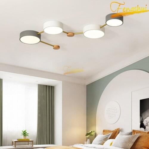 Postmodern Minimalist LED Acrylic Ceiling Lamp Lighting Nordic Art Restaurant Decor Ceiling Lights for Living Room Bedroom Light