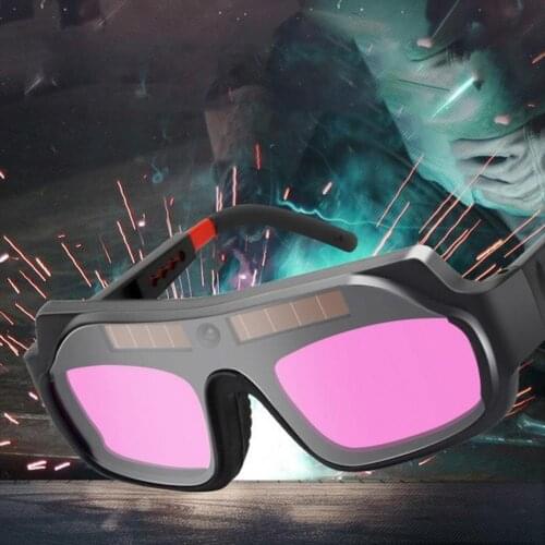 Welding Screen Goggle Lightweight Solar Powered ABS Protective Welding Glasses for Gas Welding Tools protect the eyes