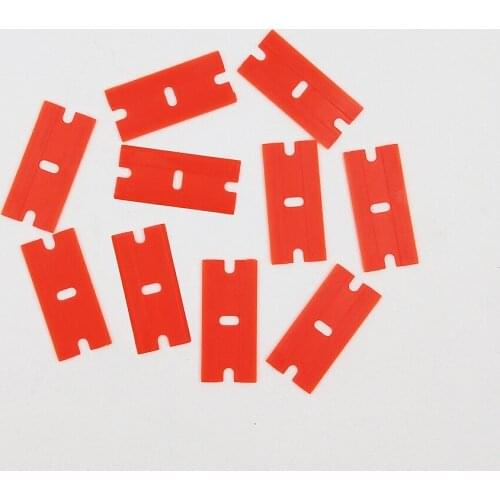 10Pcs 39x18mm Plastic Blades for Phone touch Screen LCD Lem remover Scraper Cleaning Repair Tools Kit (without handle)