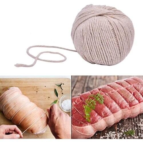 Cooking Tools Butchers Cotton Twine Meat Prep Trussing Barbecue Strings Meat Sausage Tie Rope Cord