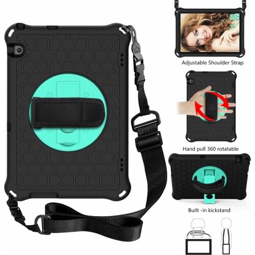 Cover Shockproof Kids Silicone Stand 360 Rotating Tablet Case for Huawei MediaPad T5 10 10.1 Inch AGS2-W09 AGS2 L09 L03 Funda