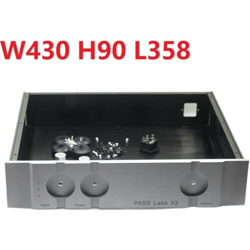 Size (mm) : W430 H90 L358 PASS X2 All-aluminum Front Case, All-aluminum, 4309, With Dial Knob