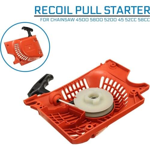 Recoil Pull Starter For Chinese Chainsaw 4500 5800 5200 45 52cc 58cc Red Raptor