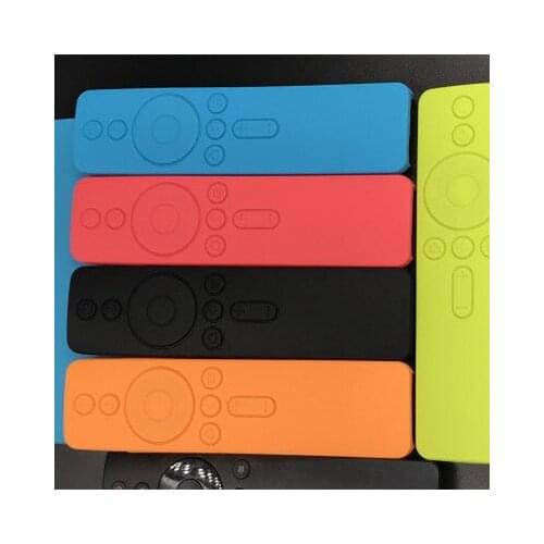 1Pc Silicone Remote Cases For Xiaomi 4A 4C Voice Soft Protective Case for Remote Rubber Cover for Xiaomi TV Remote Control Case