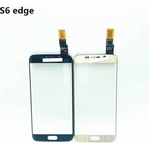 1PCS S6 edge glass with touch for samsung g925 LCD display touchscreen replacement repair