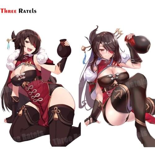 Three Ratels A144 Beidou Genshin Impact Sticker For Laptop&Auto External Decoration Anti Scratch Film Waterproof Car Decal