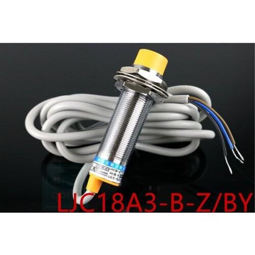 1Pcs LJC18A3-B-Z/BY DC PNP NO 1-10mm M18 Three Wire distance measuring capacitive proximity switch sensor